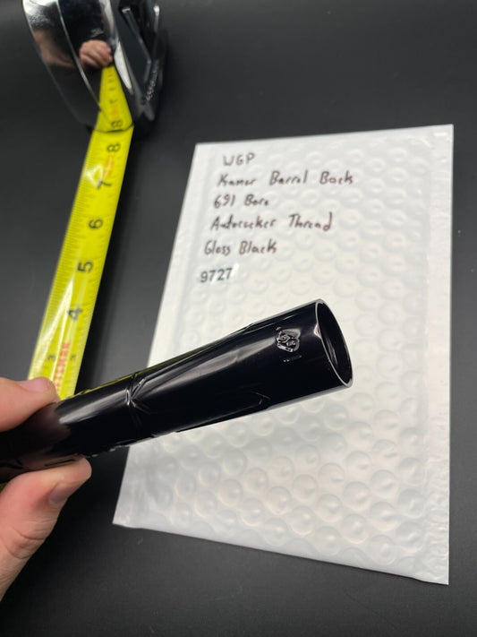 WGP Kaner Paintball Barrel Back 691 Bore Autococker Thread Gloss Black