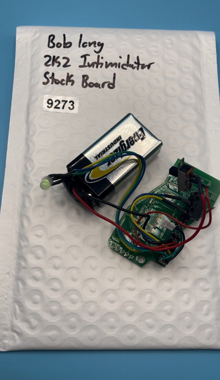 Bob Long 2K2 Intimidator Stock Board