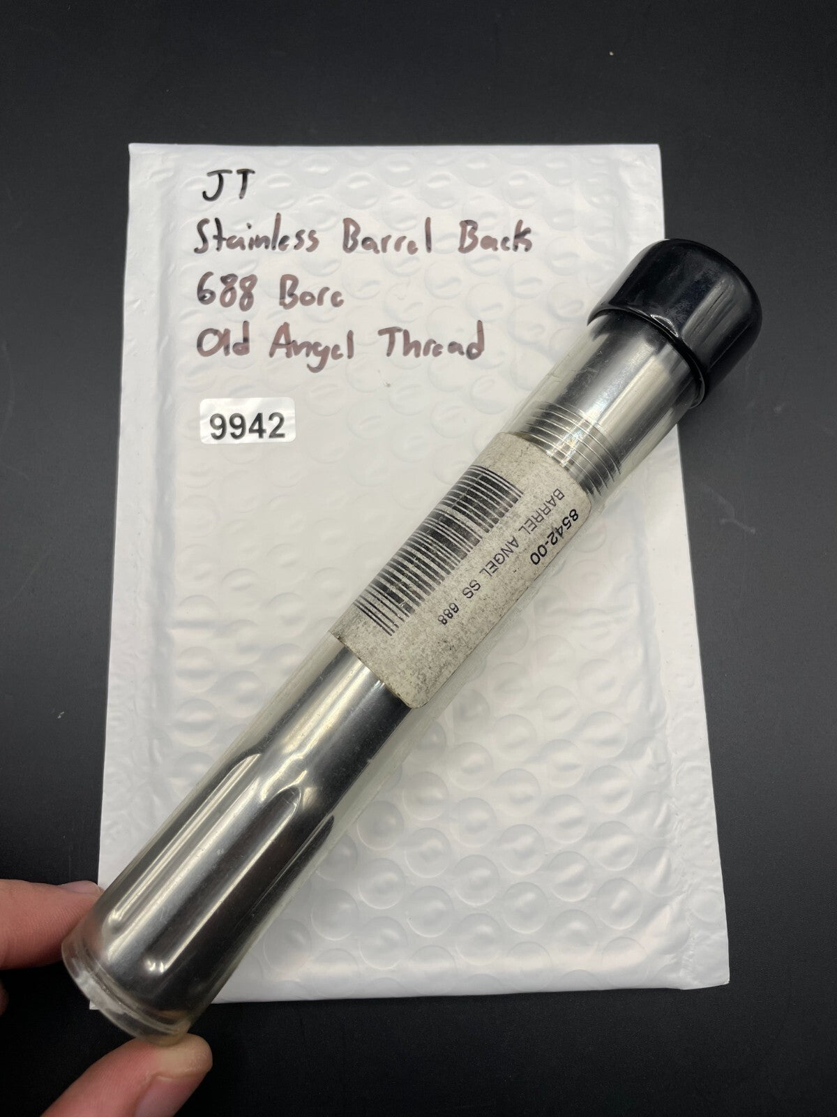 JT Stainless Paintball Barrel Back 688 Bore Old Angel Thread