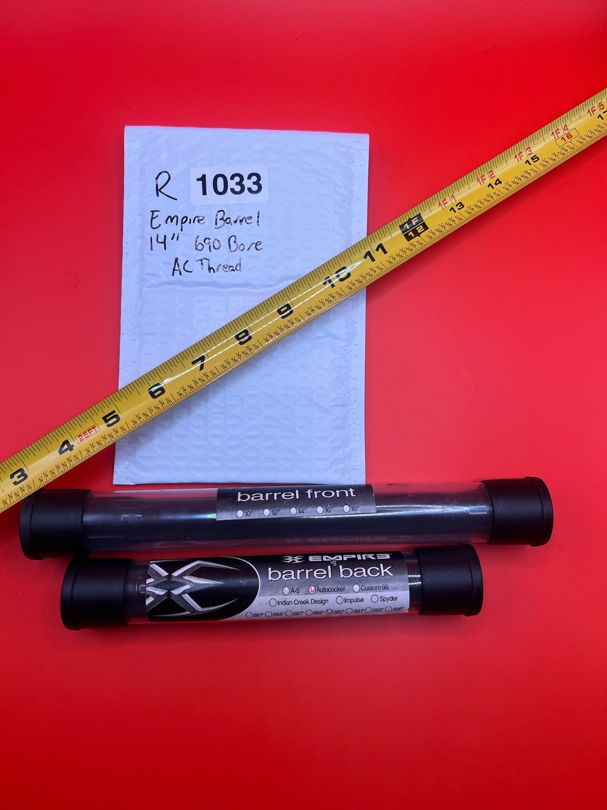 Empire Paintball Barrel 14'' 690 Bore AC Thread