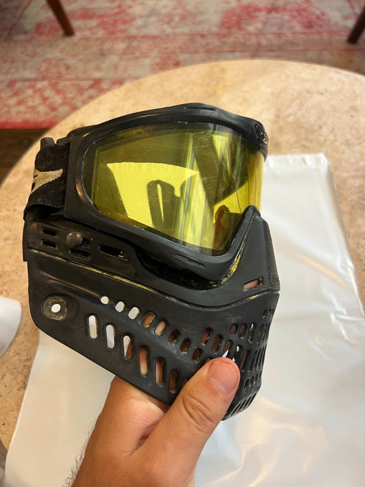 JT OG Black Bottoms and Frame Paintball Mask