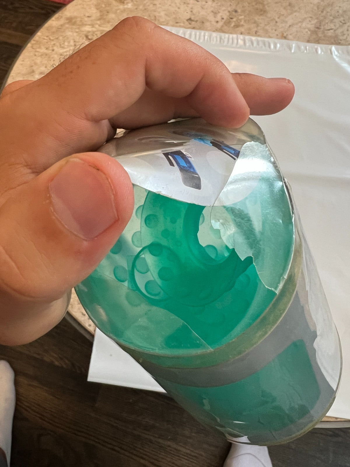 Rare WDP Angel New Old Stock Tank Skin - Green