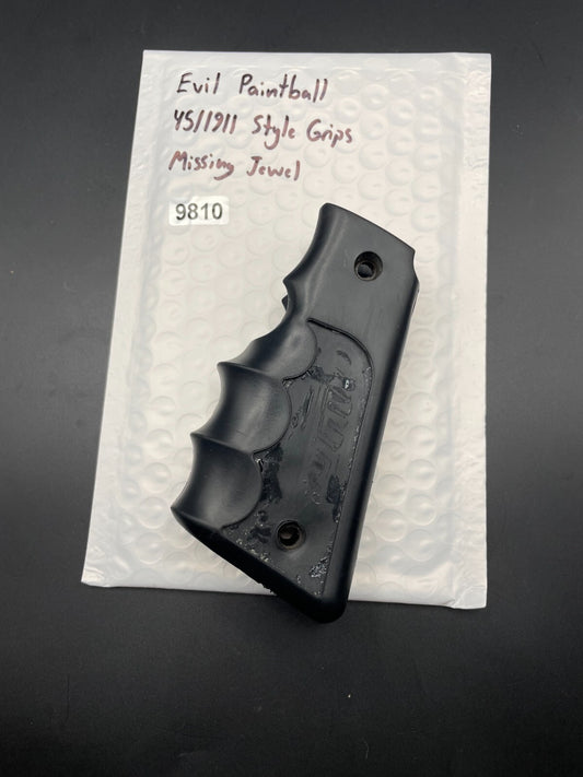 Evil Paintball 45/1911 Style Grips Missing Jewel