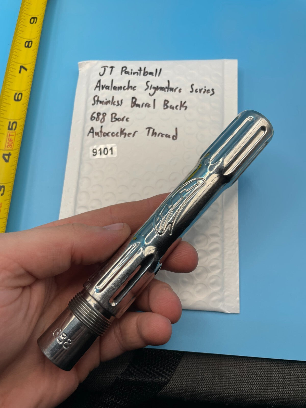 JT Paintball Avalanche Signature Series Stainless Barrel Back 688 Bore