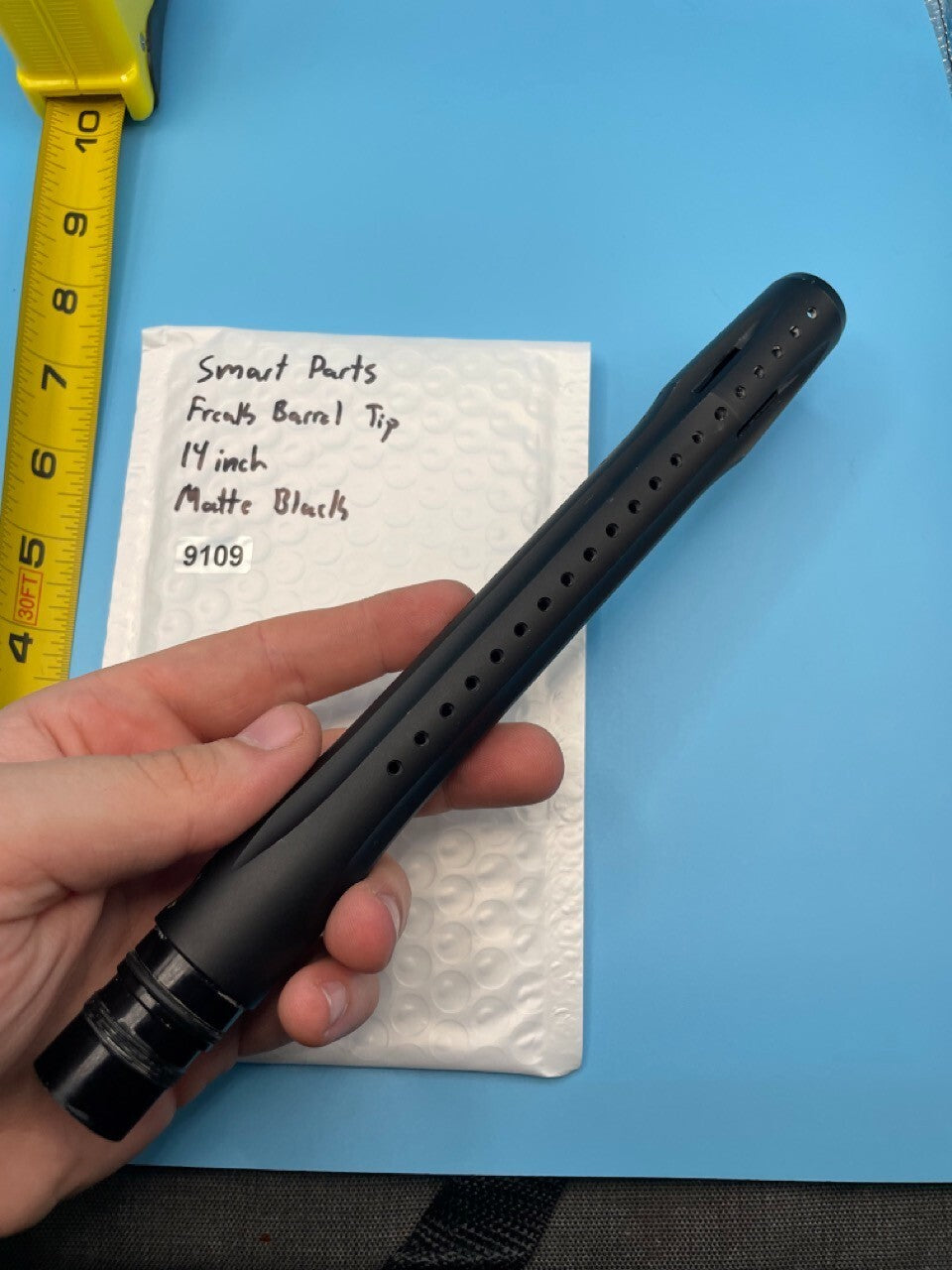 Smart Parts Freak Paintball Barrel Tip 14 inch Matte Black