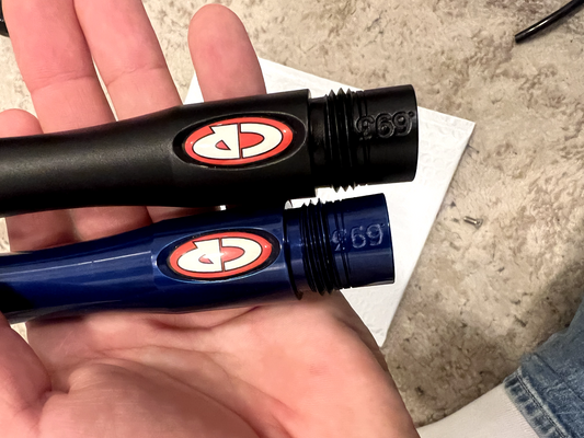 Two CP Paintball Barrel Backs Ion Luxe