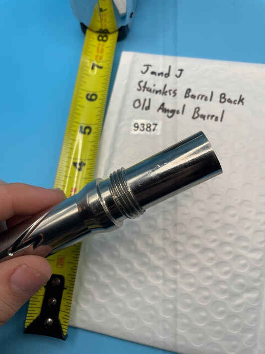J and J Stainless Barrel Back Old Angel Barrel
