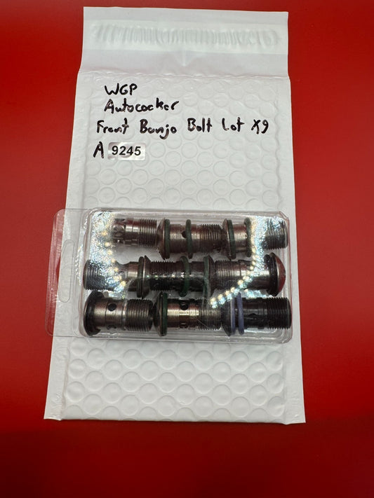 WGP Autococker Front Banjo Bolt Lot x9