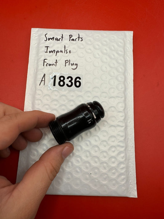 Smart Parts Impulse Front Plug - used paintball front plug - black