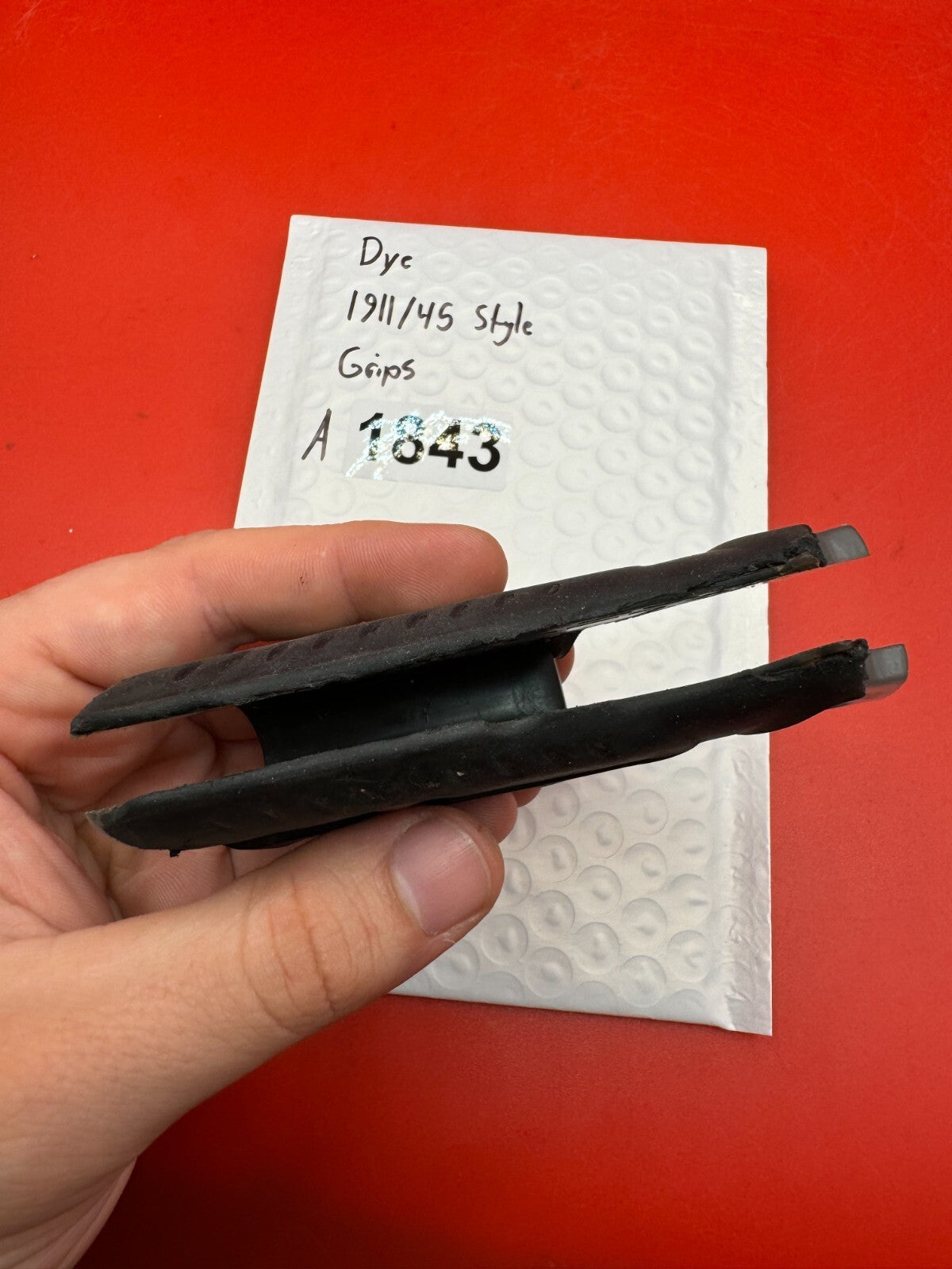 Dye 1911/45 Style Grips - used paintball grip frame grips - black