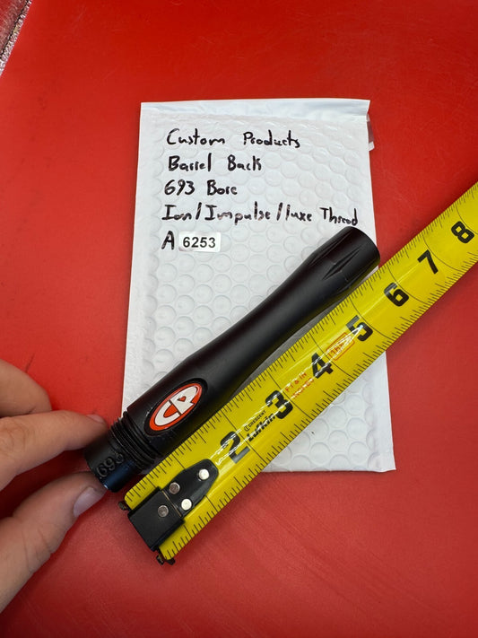 Custom Products Paintball Barrel Back 693 Bore Ion/Impulse/Luxe Thread