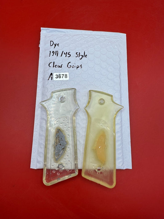 Dye 1911/45 Style Clear Grips