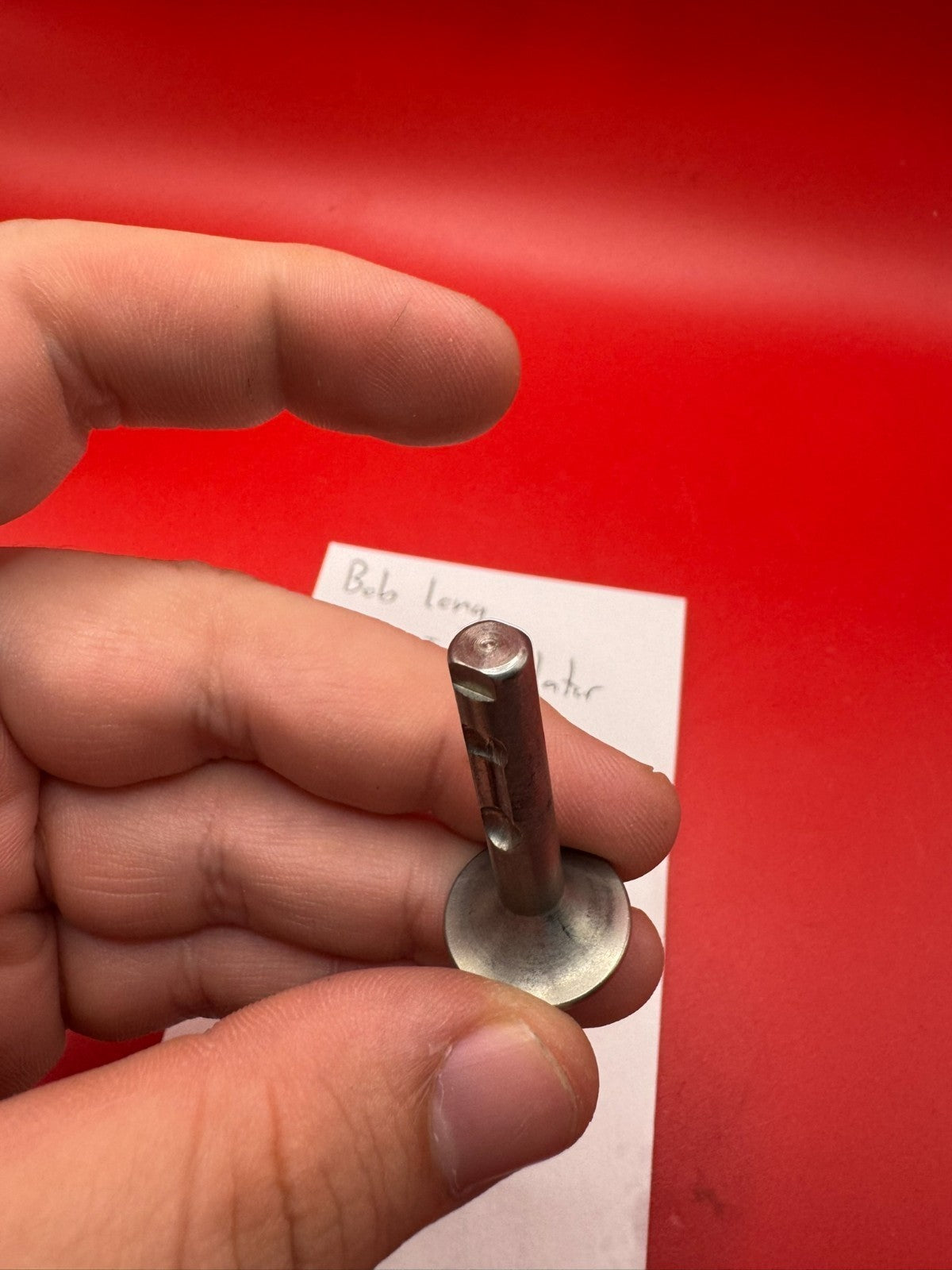 Bob Long 2K2 Intimidator Silver Bolt Pin