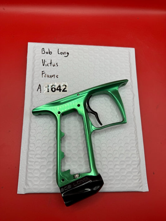 Bob Long Victus Paintball Marker Frame - used paintball trigger frame - green anno
