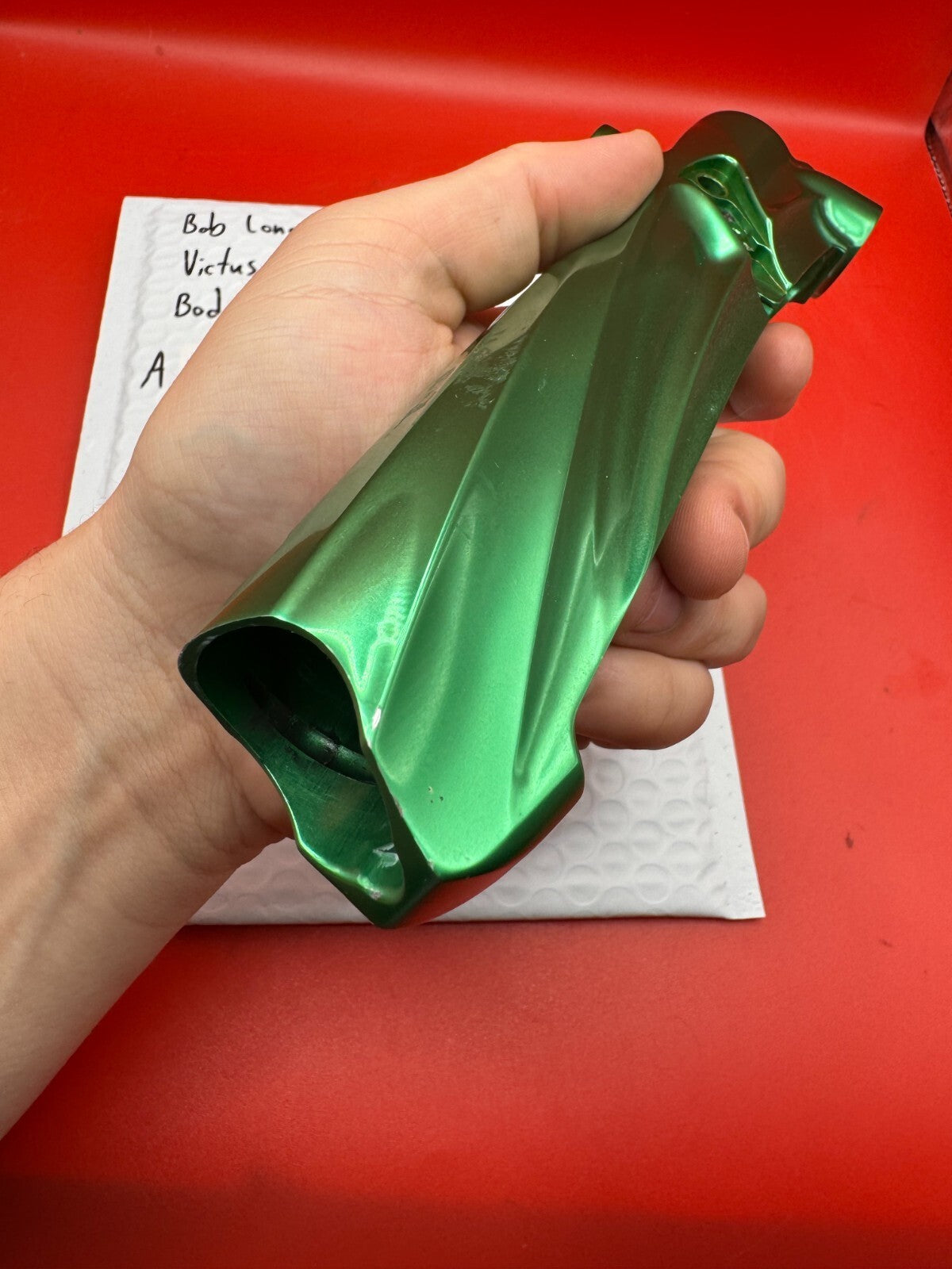 Bob Long Victus Body - used paintball body - green anno