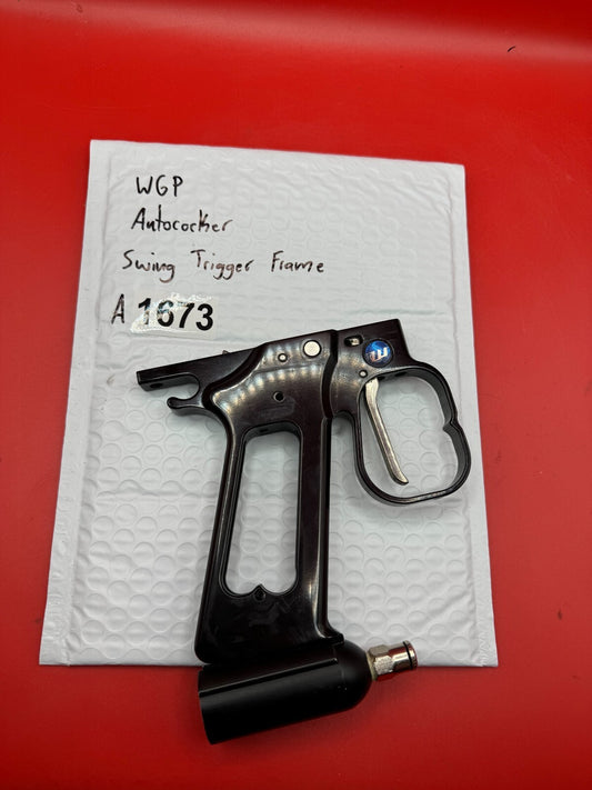 WGP Autoccker Swing Trigger Paintball Marker Frame - used paintball trigger frame - black