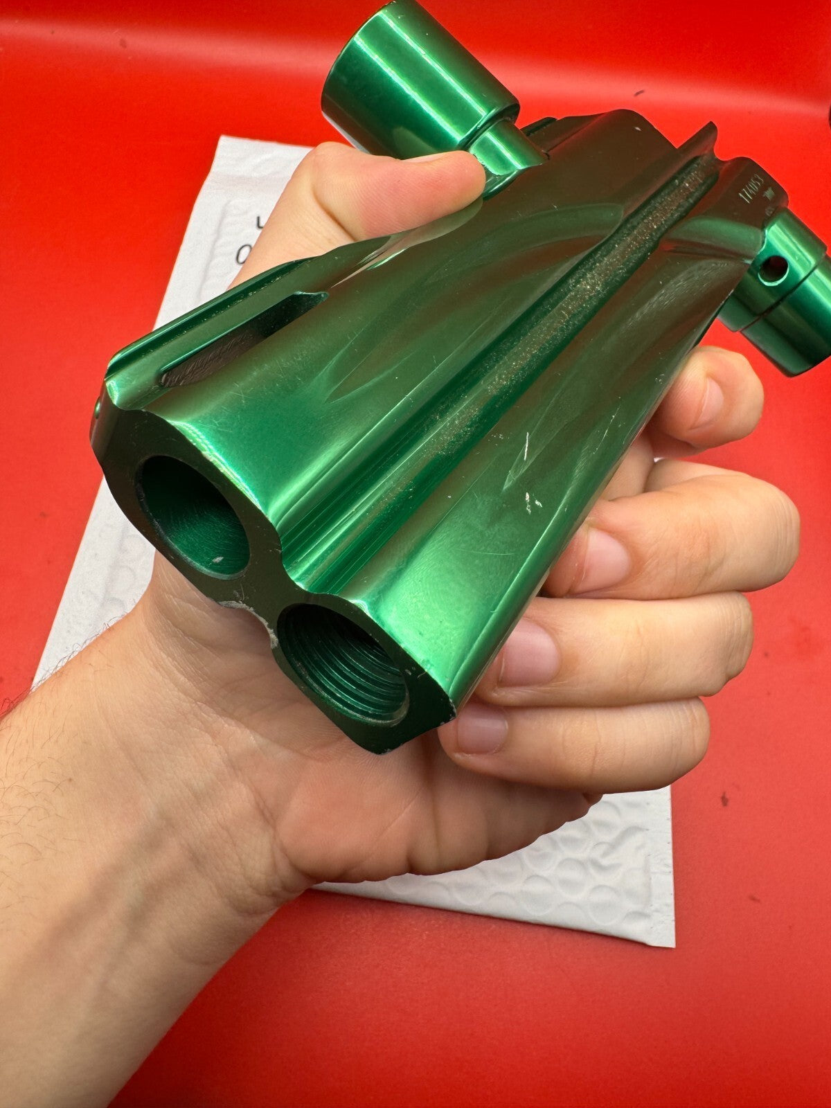 WGP 03 Prostock Autococker Body - used paintball marker body - green anno