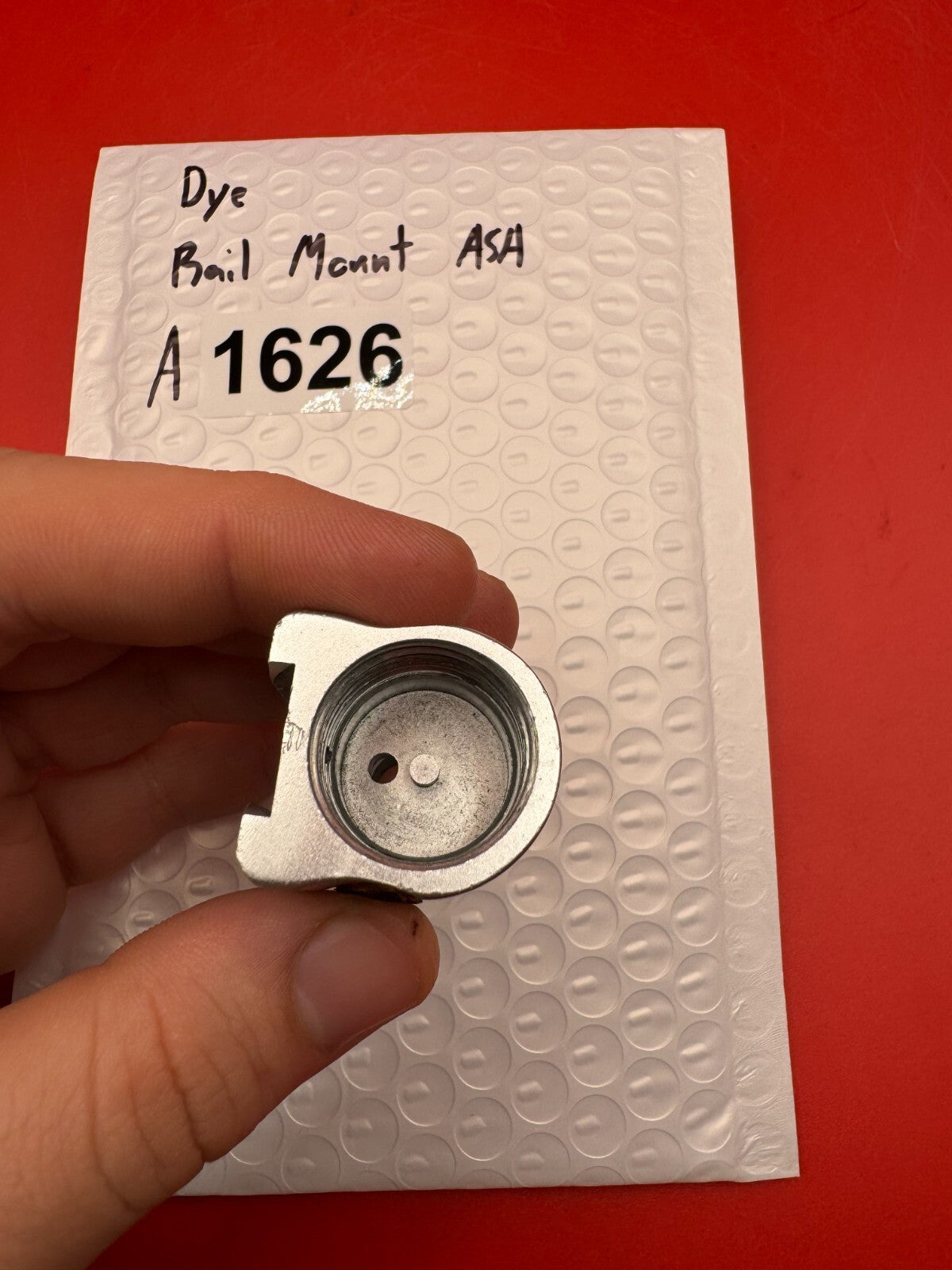 Dye Rail Mount ASA - used paintball on/off asa rail mount - silver