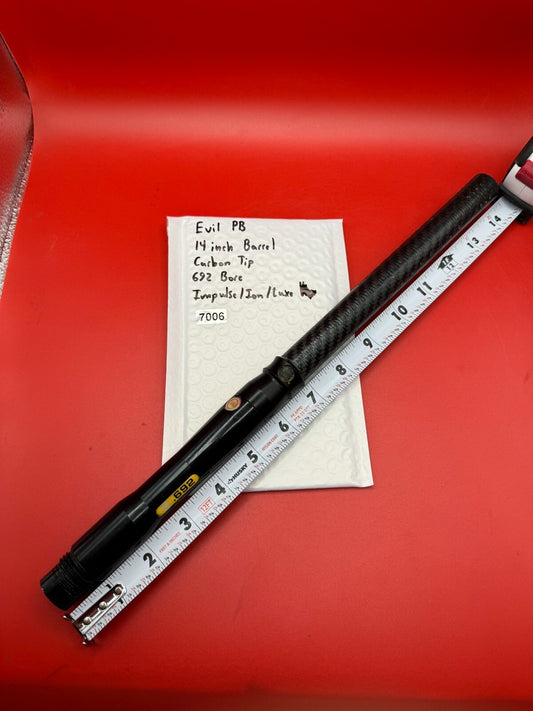 Evil PB 14 inch Barrel Carbon Tip 692 Bore Impulse/Ion/Luxe