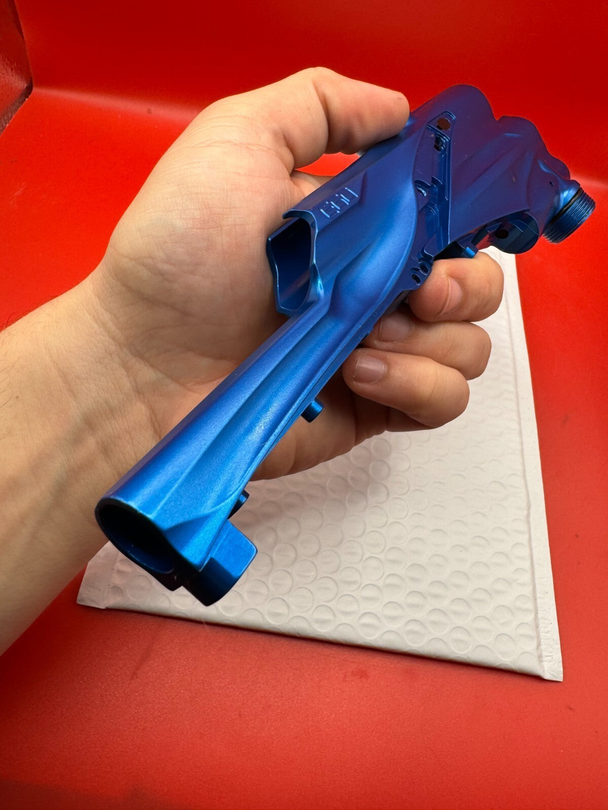 Planet Eclipse LV1 Body - used paintball marker body - blue anno