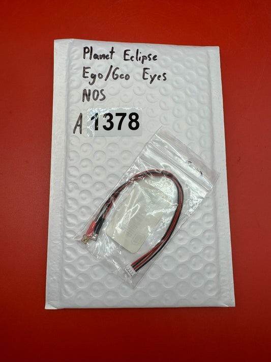 Planet Eclipse Ego/Geo Eyes NOS - used paintball eye harness / ball sensor assembly - black/red