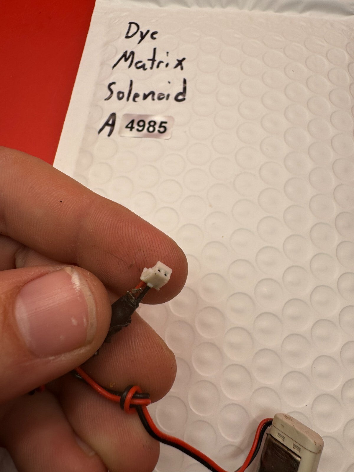 Dye Matrix Solenoid