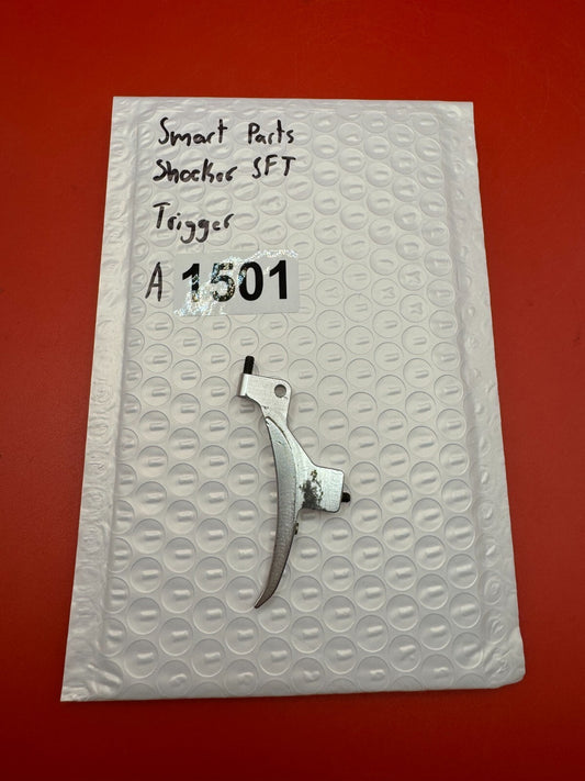 Smart Parts Shocker SFT Trigger - used paintball trigger - silver