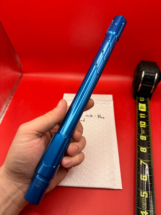 PMI Pursuit 12 inch Paintball Barrel A/C Thread - Blue 690 Bore