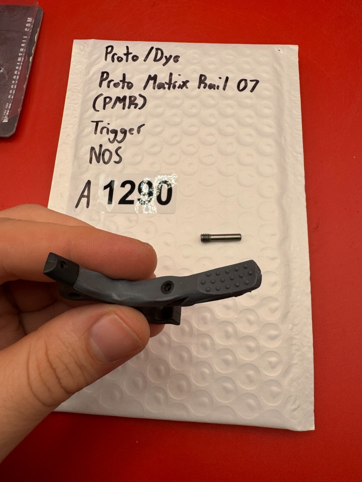 Proto/Dye Proto Matrix Rail 07 (PMR) Trigger NOS - used paintball trigger - black
