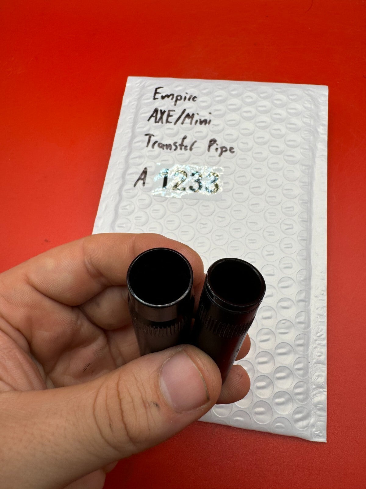 Empire AXE/Mini Transfer Pipe - used paintball transfer pipe - black