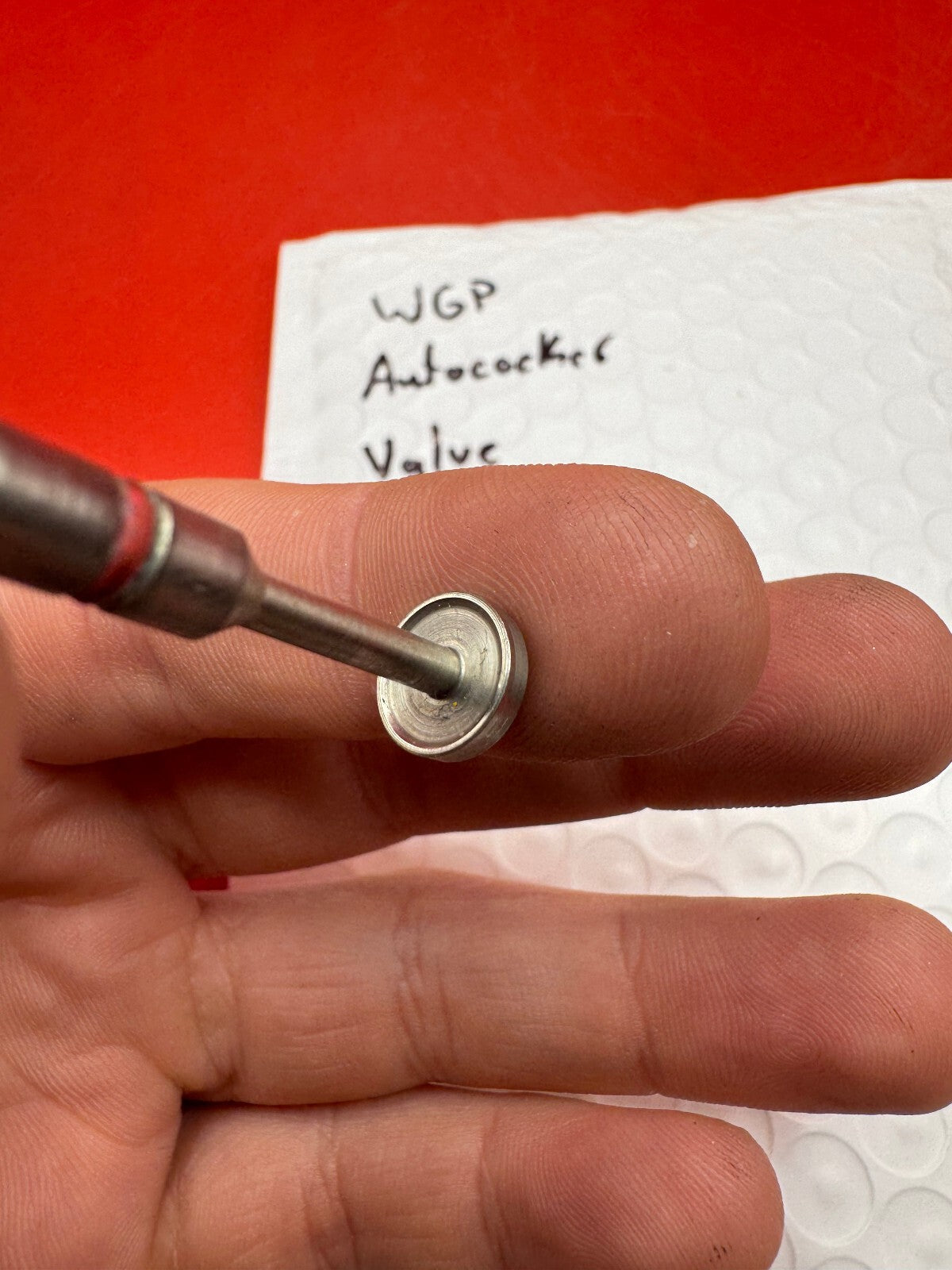 WGP Autoccoker Valve - used paintball valve - silver