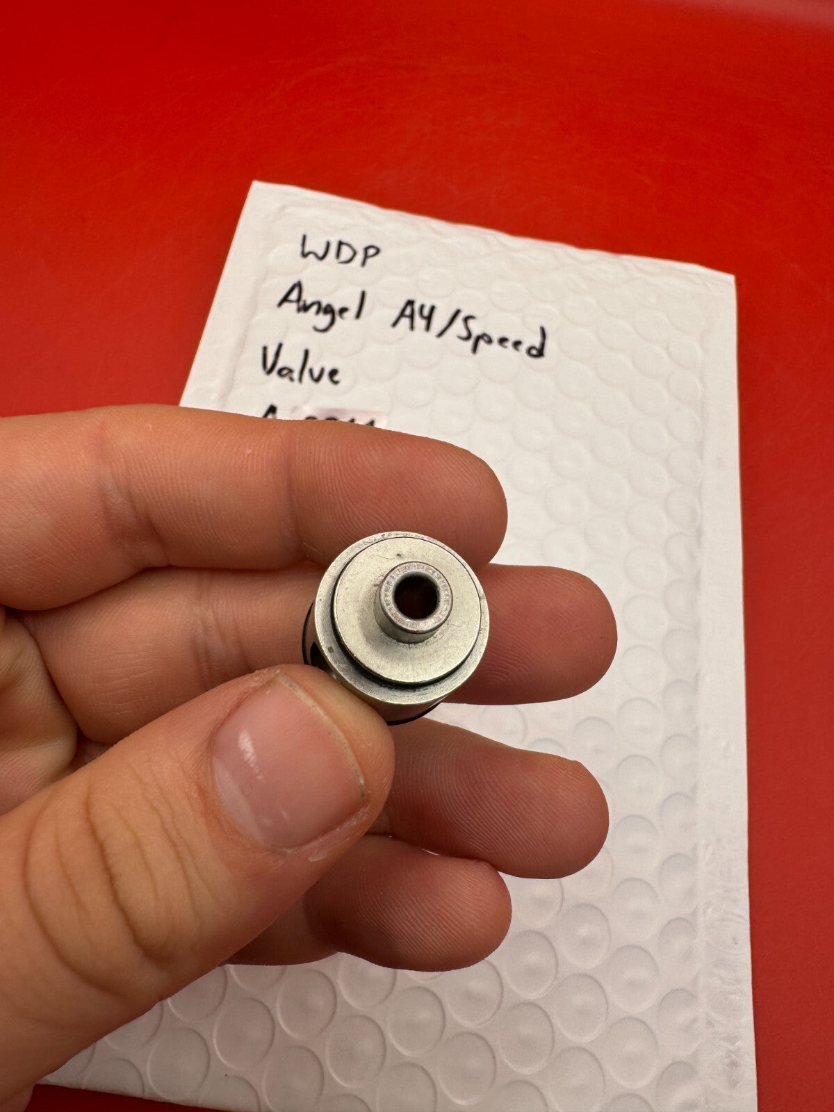 WDP Angel A4/ Speed Valve - used paintball valve - silver