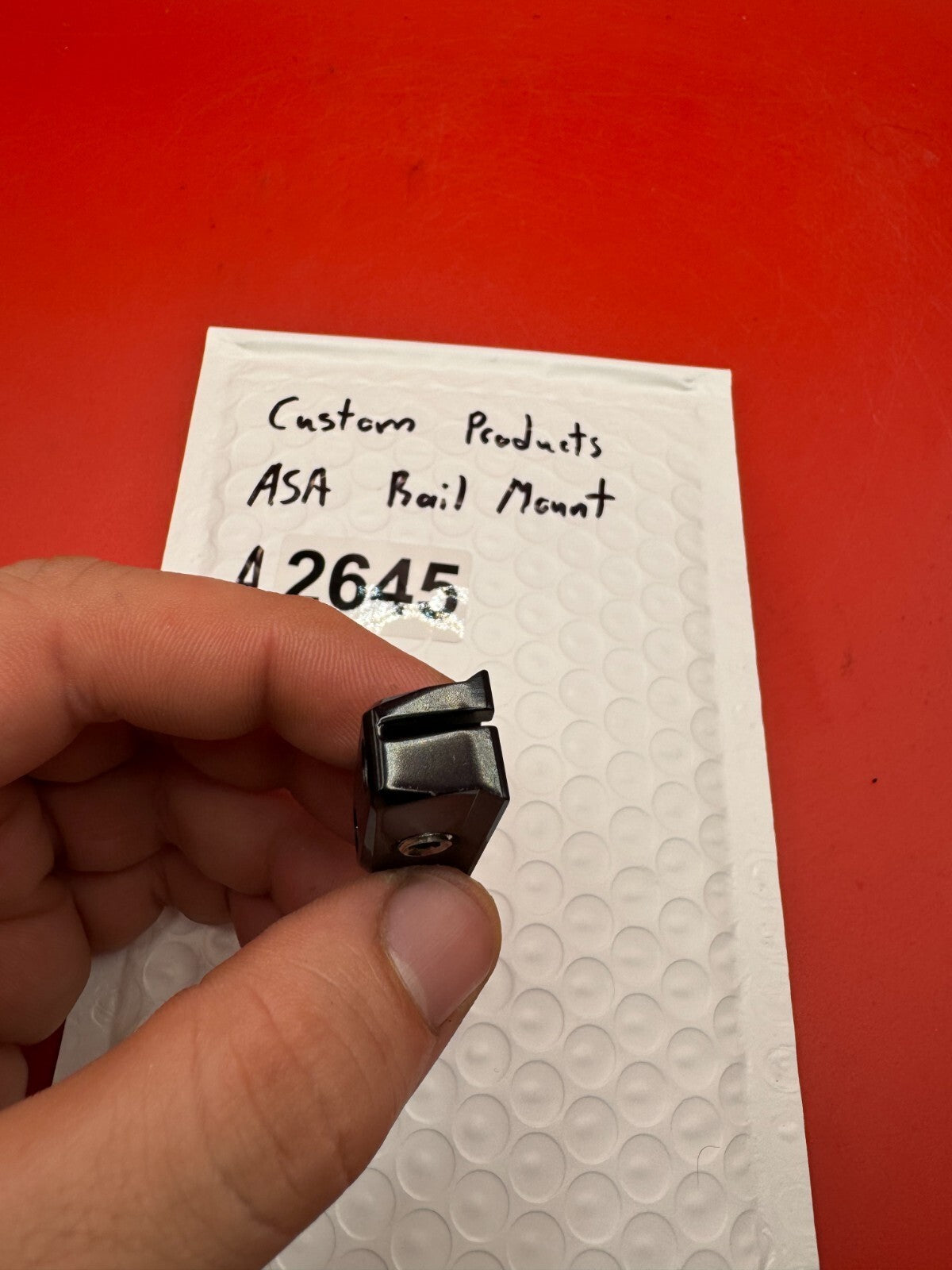 CCM ASA Rail Mount - used paintball asa rail mount - black