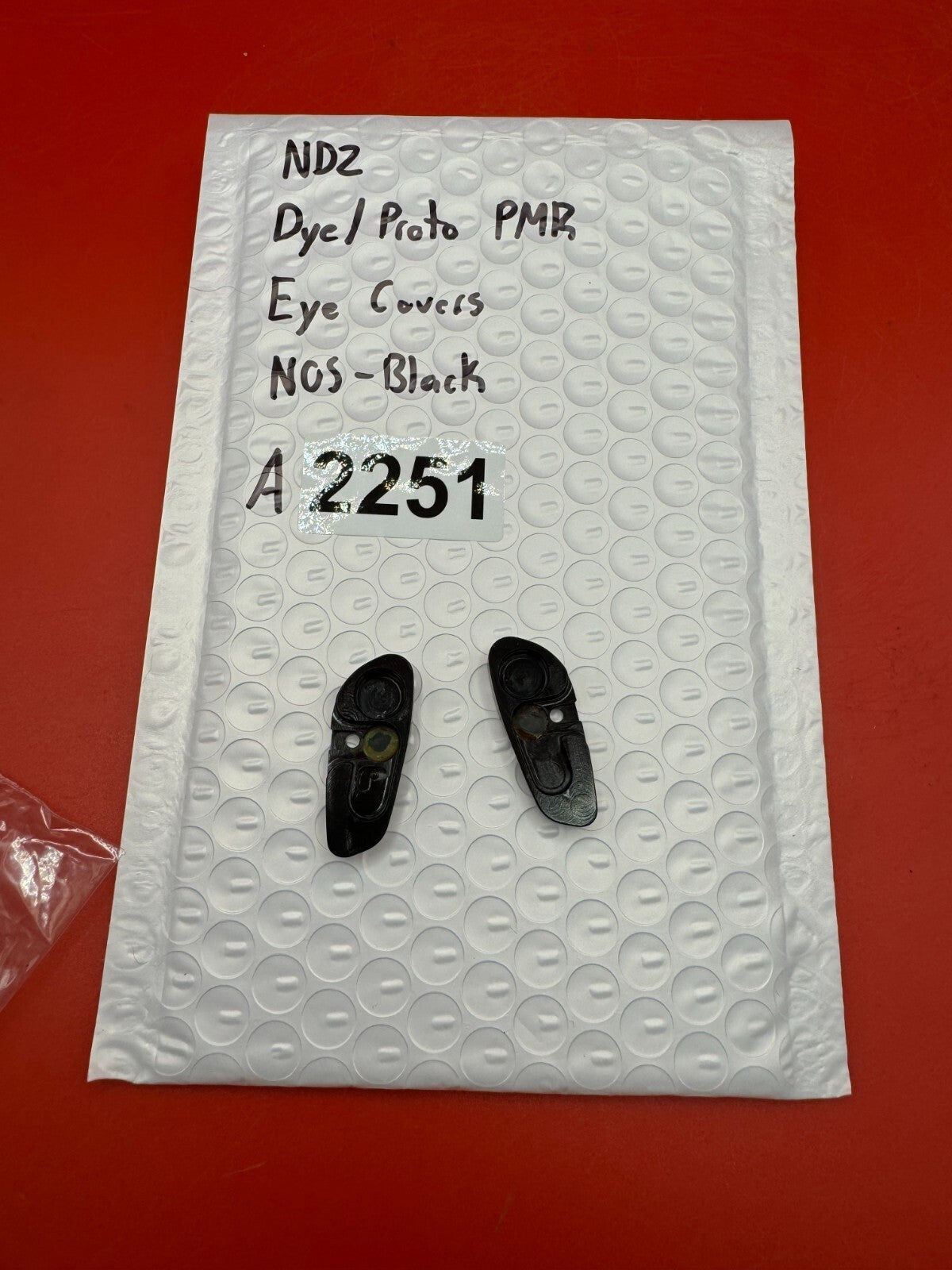 NDZ Dye/Proto PMR Eye Covers NOS-BLack - used paintball eye covers - black