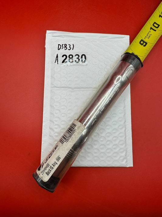 Dye SS Angel Threaded .688 Paintball Barrel Back - used paintball barrel back - silver