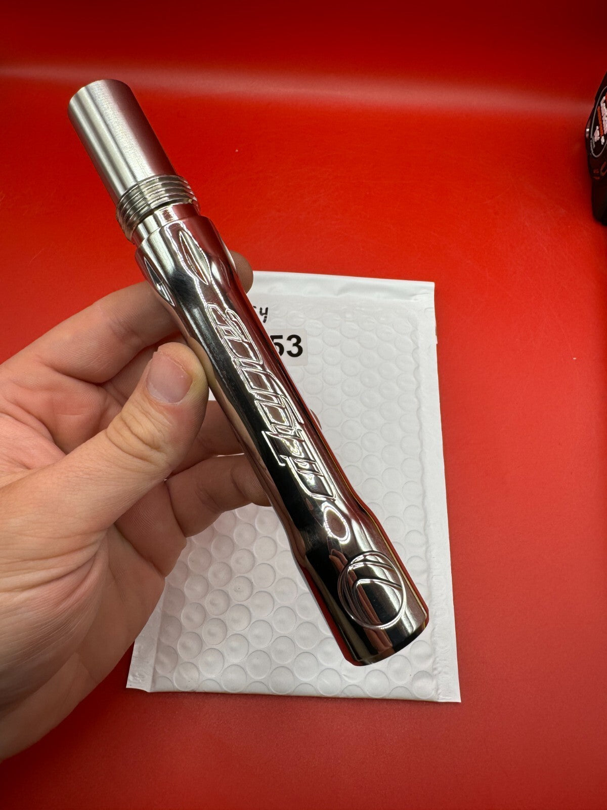 Dye SS Angel Threaded .688 Paintball Barrel Back