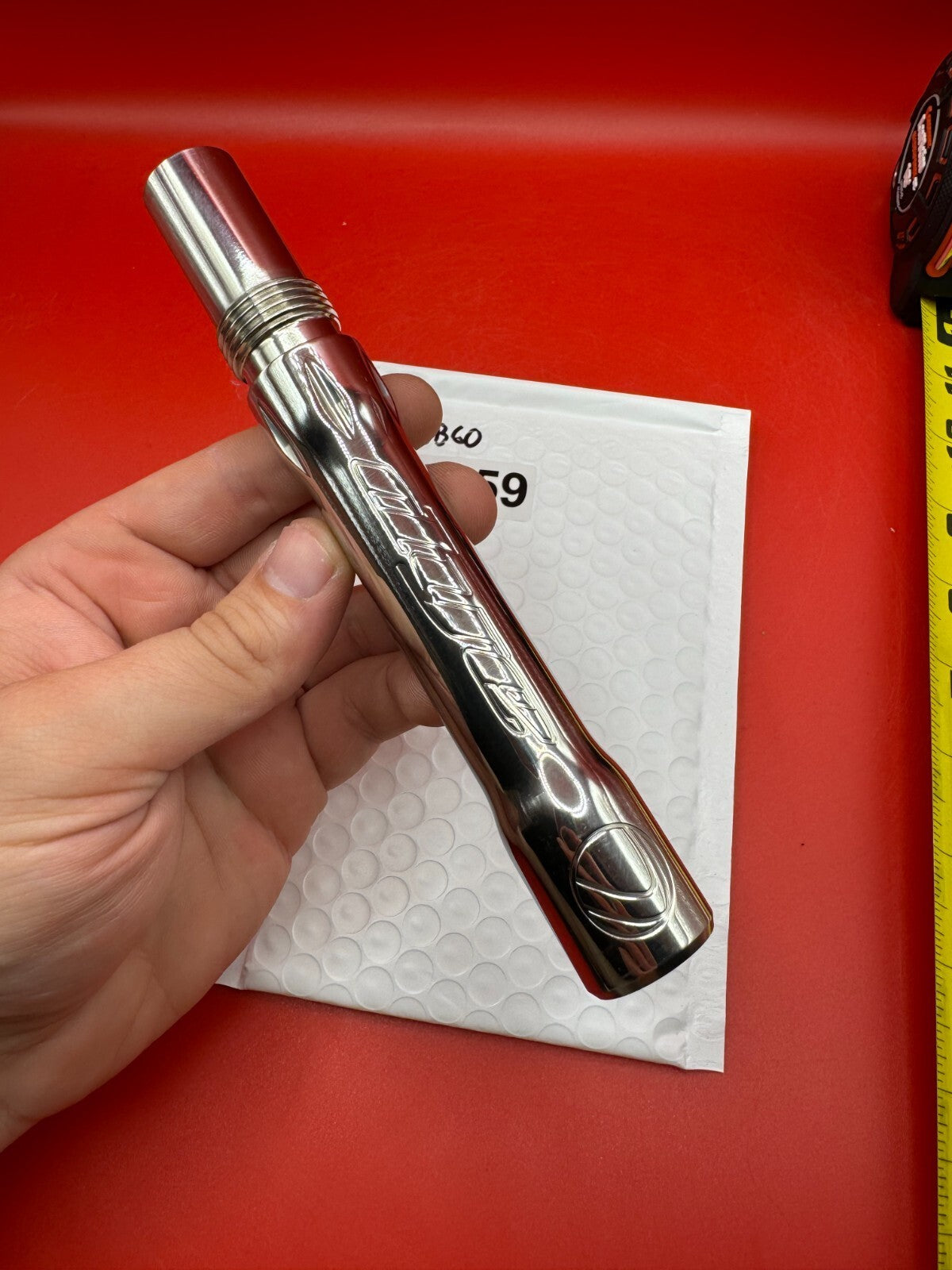 Dye SS Angel Threaded .688 Paintball Barrel Back