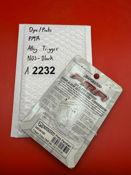 Dye/Proto PMR Alloy Trigger NOS-Black - used paintball trigger - black