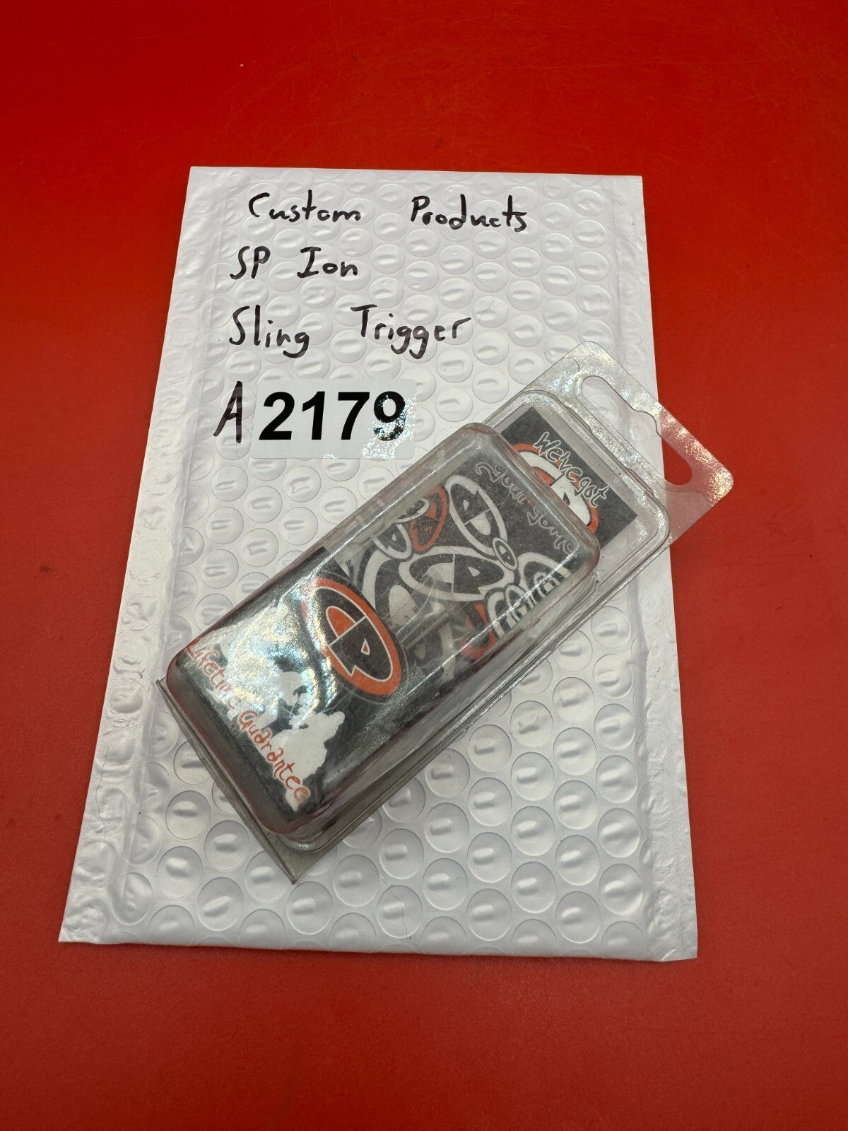 Custom products SP ION Sling Trigger - used paintball trigger - black/silver