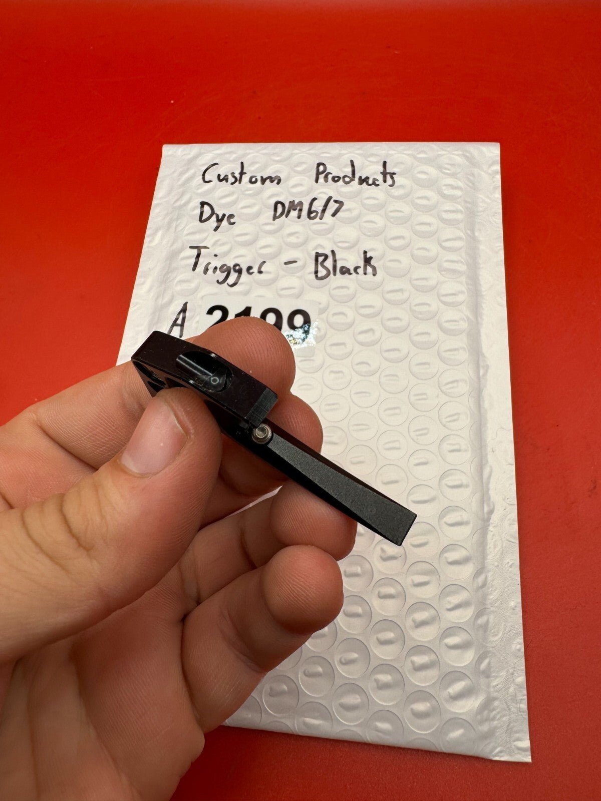 Custom products Dye DM6/7 Trigger-Black - used paintball trigger - black