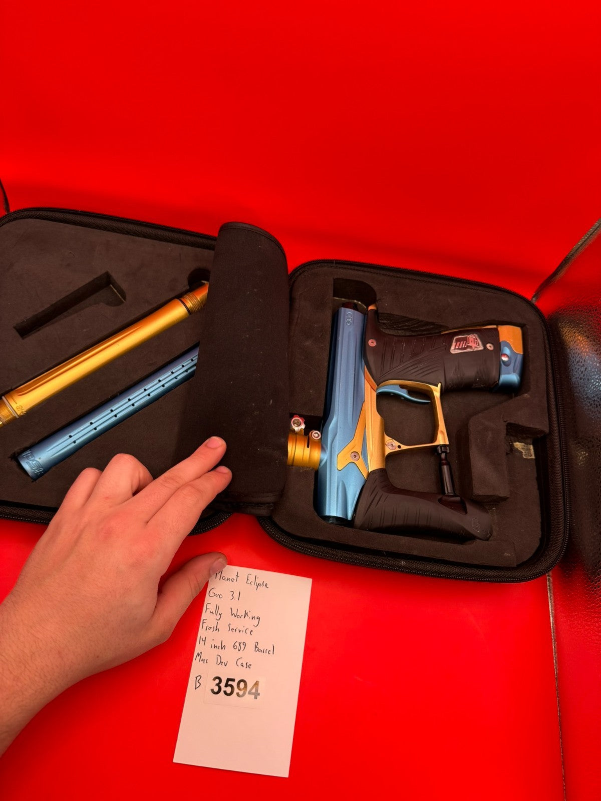 Planet Eclipse Geo 3.1 - Paintball Marker Fully Working