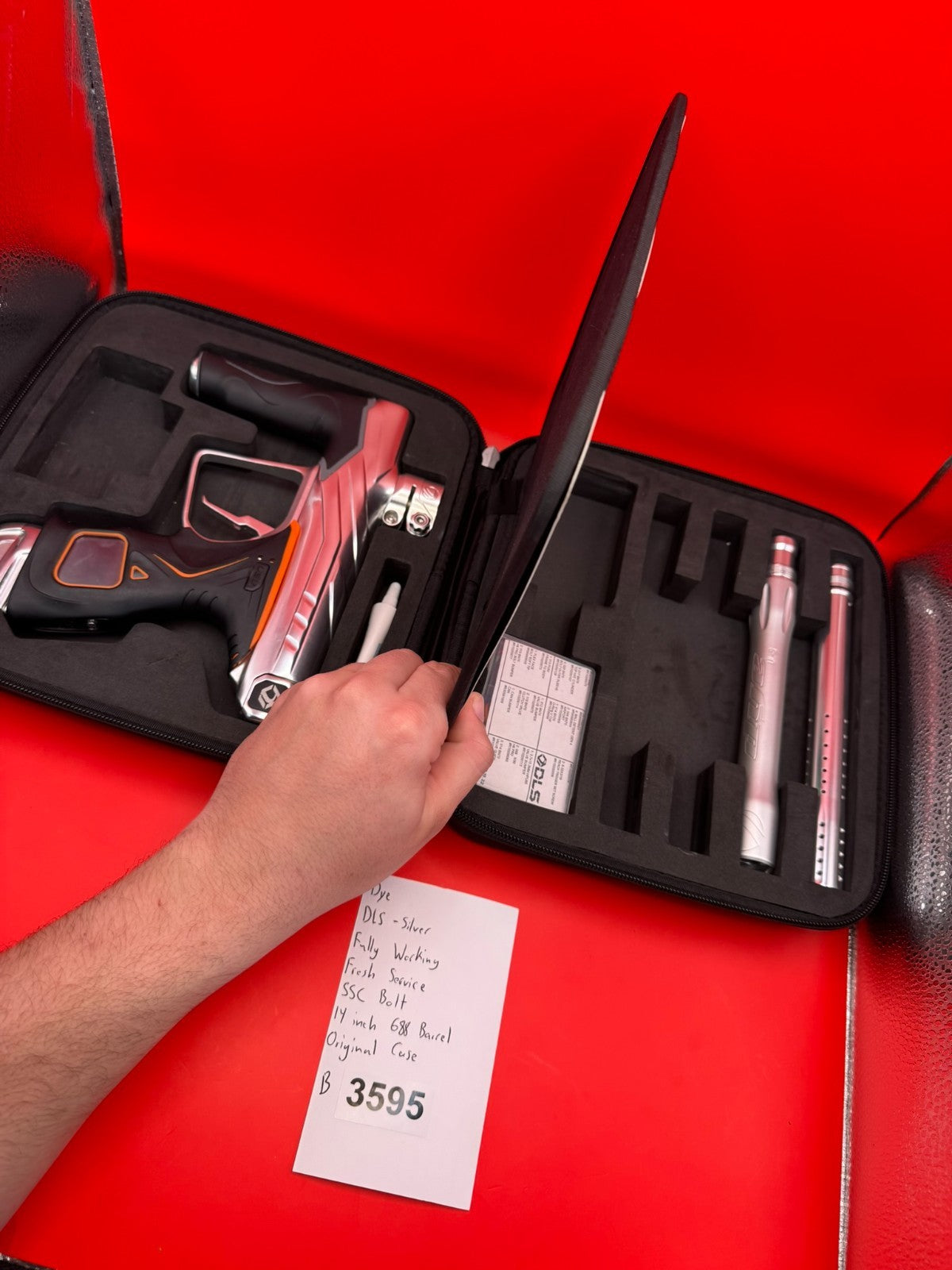 Dye DLS -Silver - Paintball Marker Fully Working