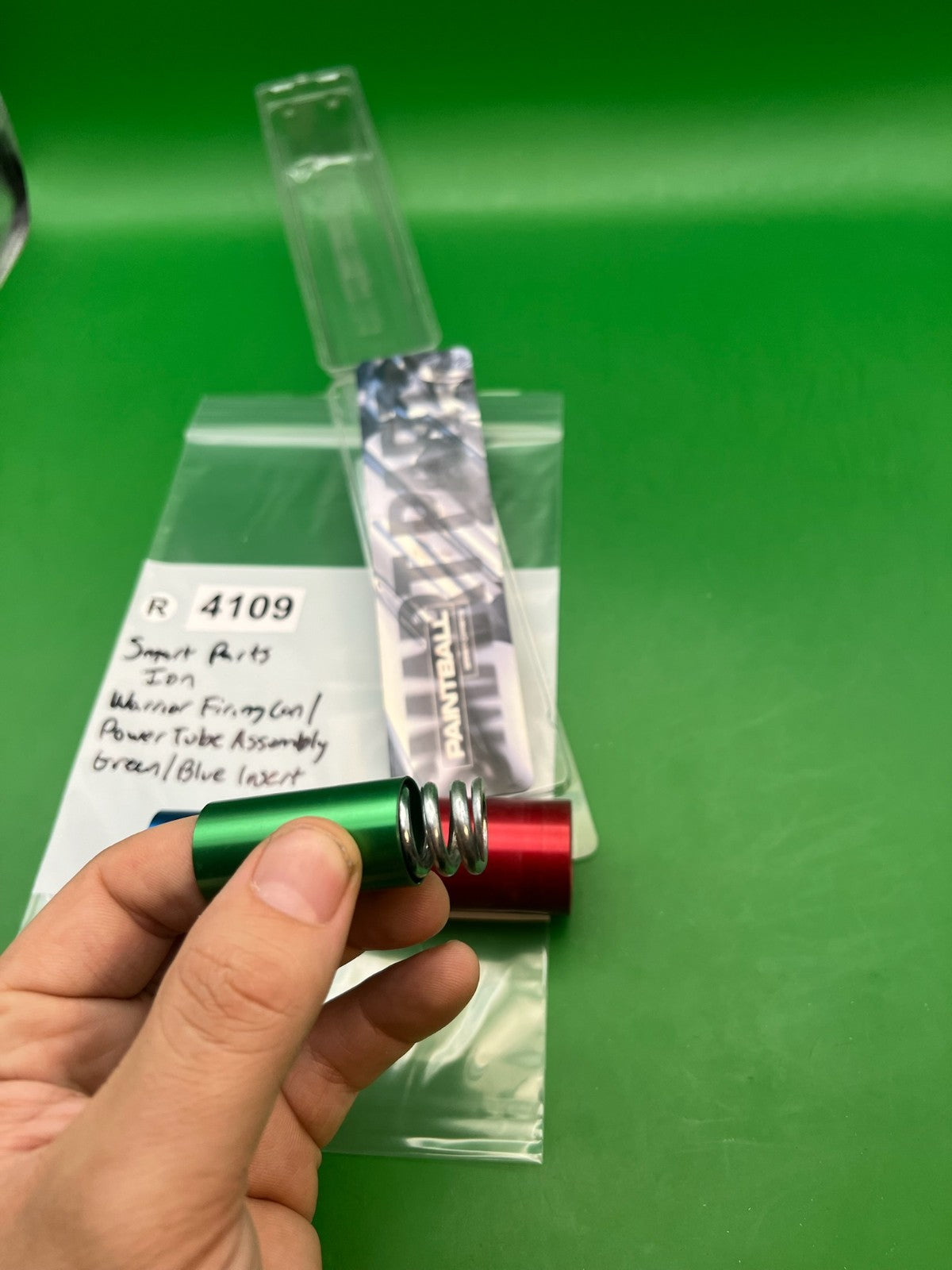 Smart Parts Ion Warrior Firing Can/Power Tube Assembly Green/Blue Insert