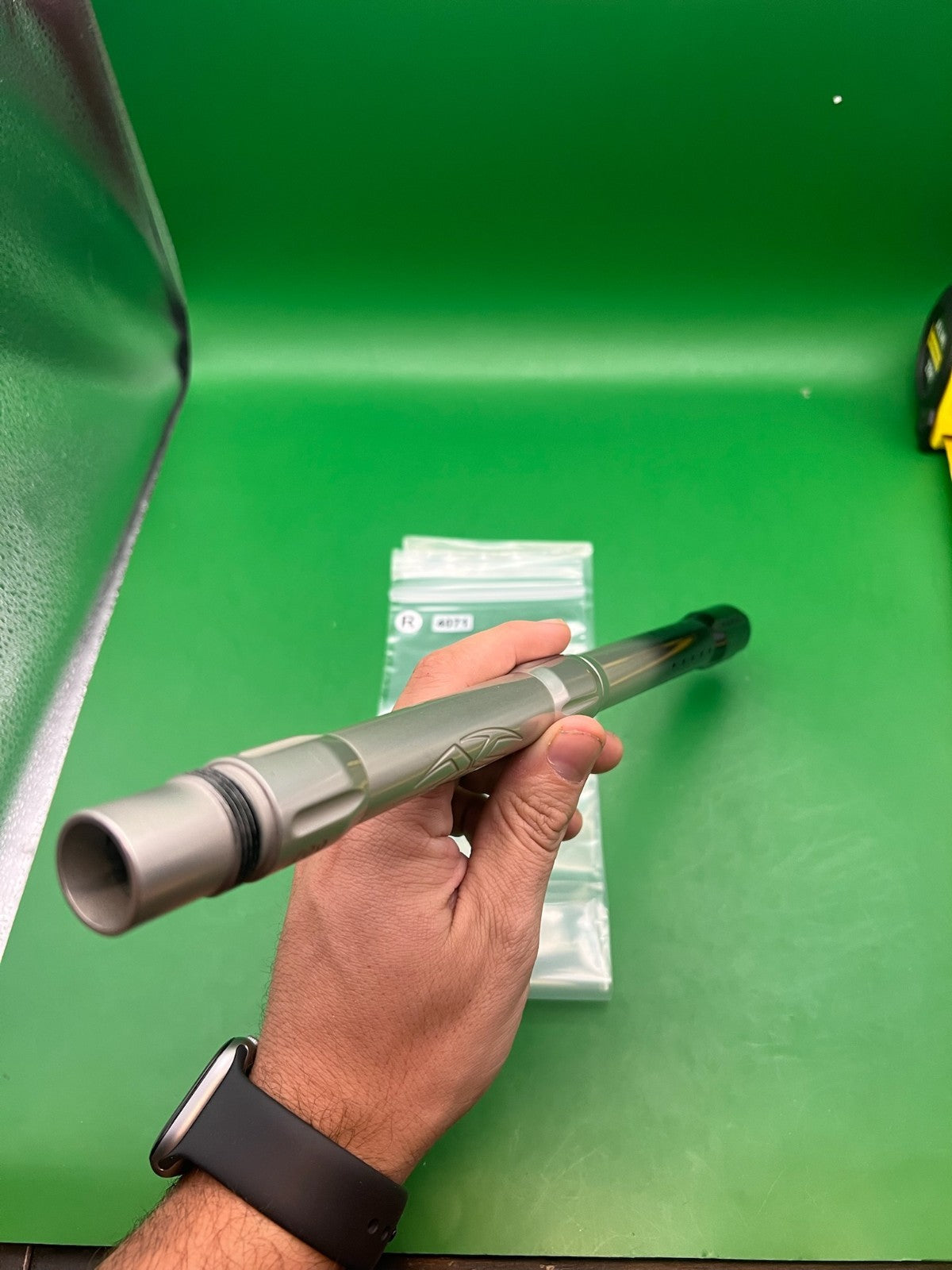 Autococker Threaded Silver black Fade Empire Barrel