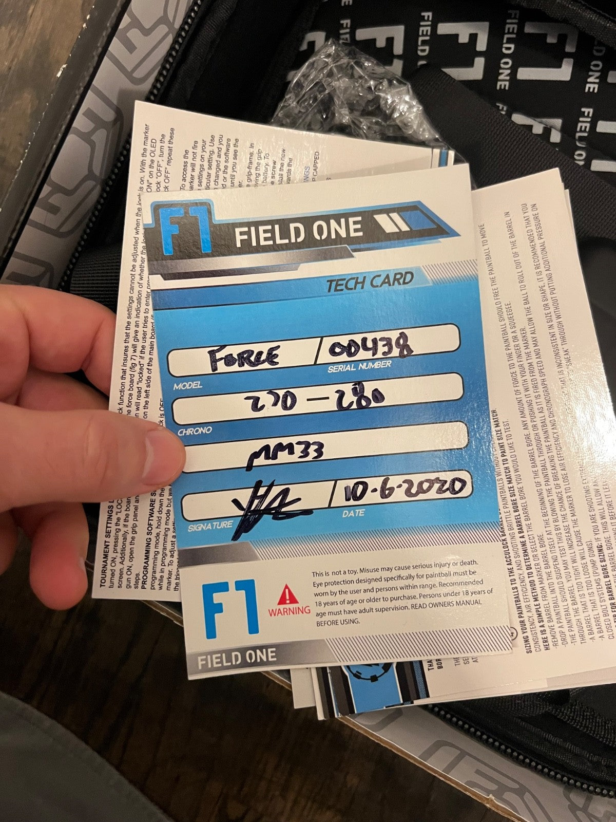 Tie Dye Fire Field One Force Paintball Marker