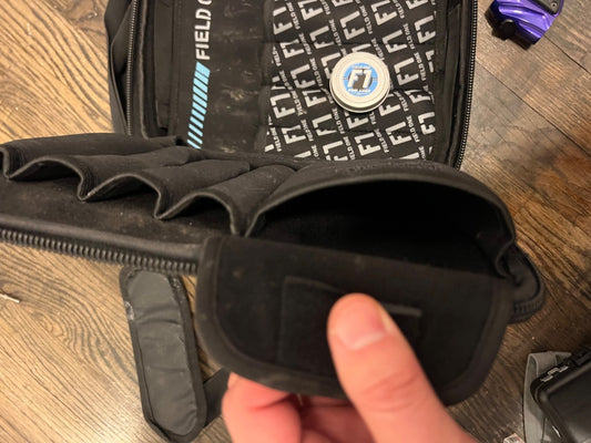 Purple and Black Field One Force Paintball Marker