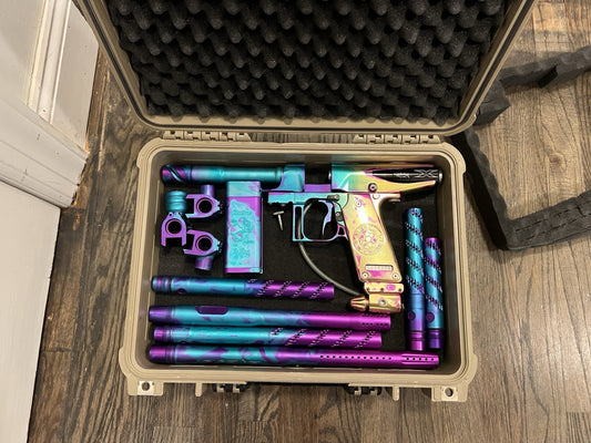 Rare Fully Custom ADG Xmag Automag Paintball Marker With Tons Of Accessories