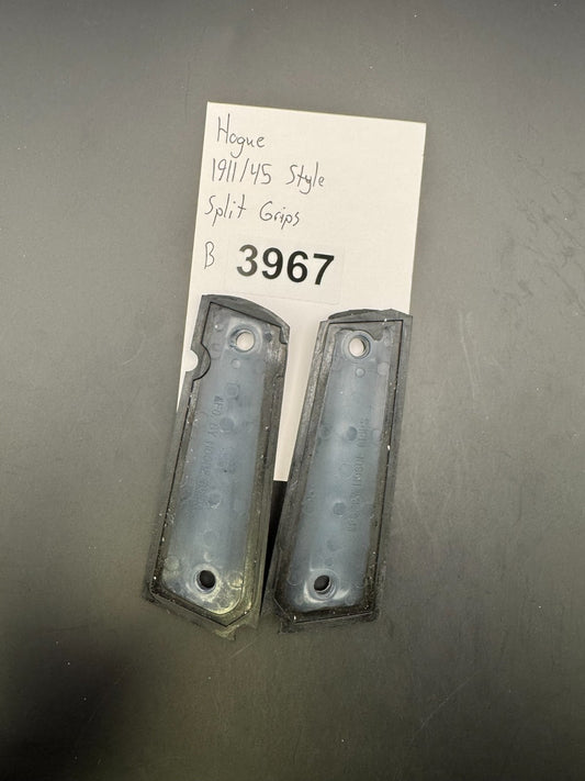 Hogue 1911/45 Style Split Grips-Black