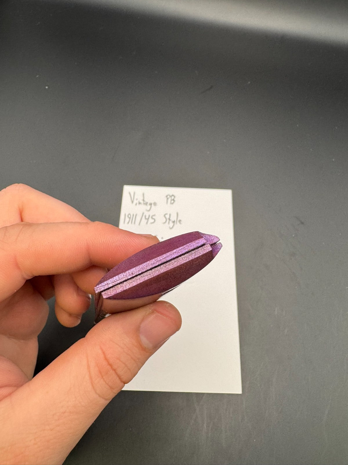 Vintage PB 1911/45 Style Wood Grips-Pink