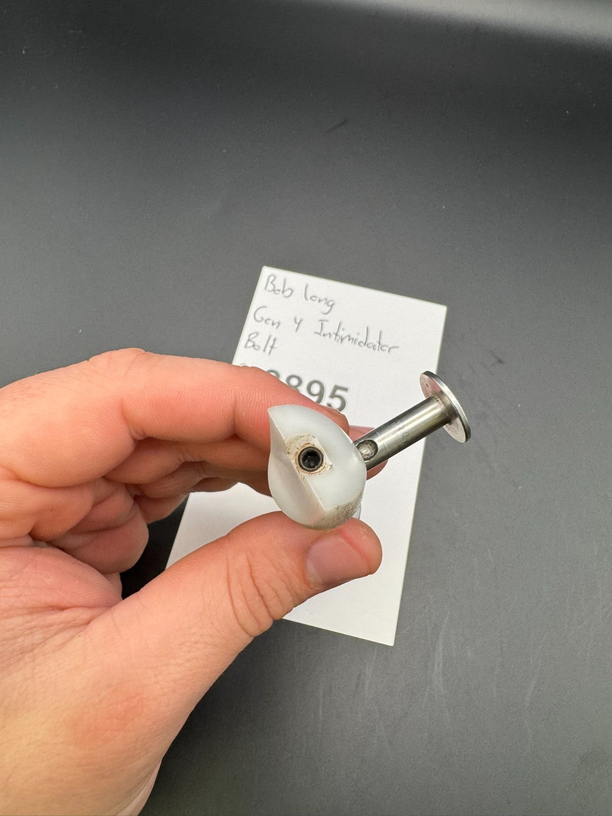 Bob Long Gen 4 Intimidator Bolt-White